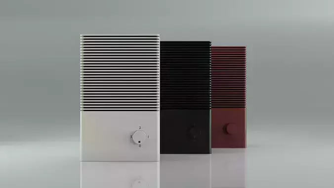 Audio System Free low-poly 3D model