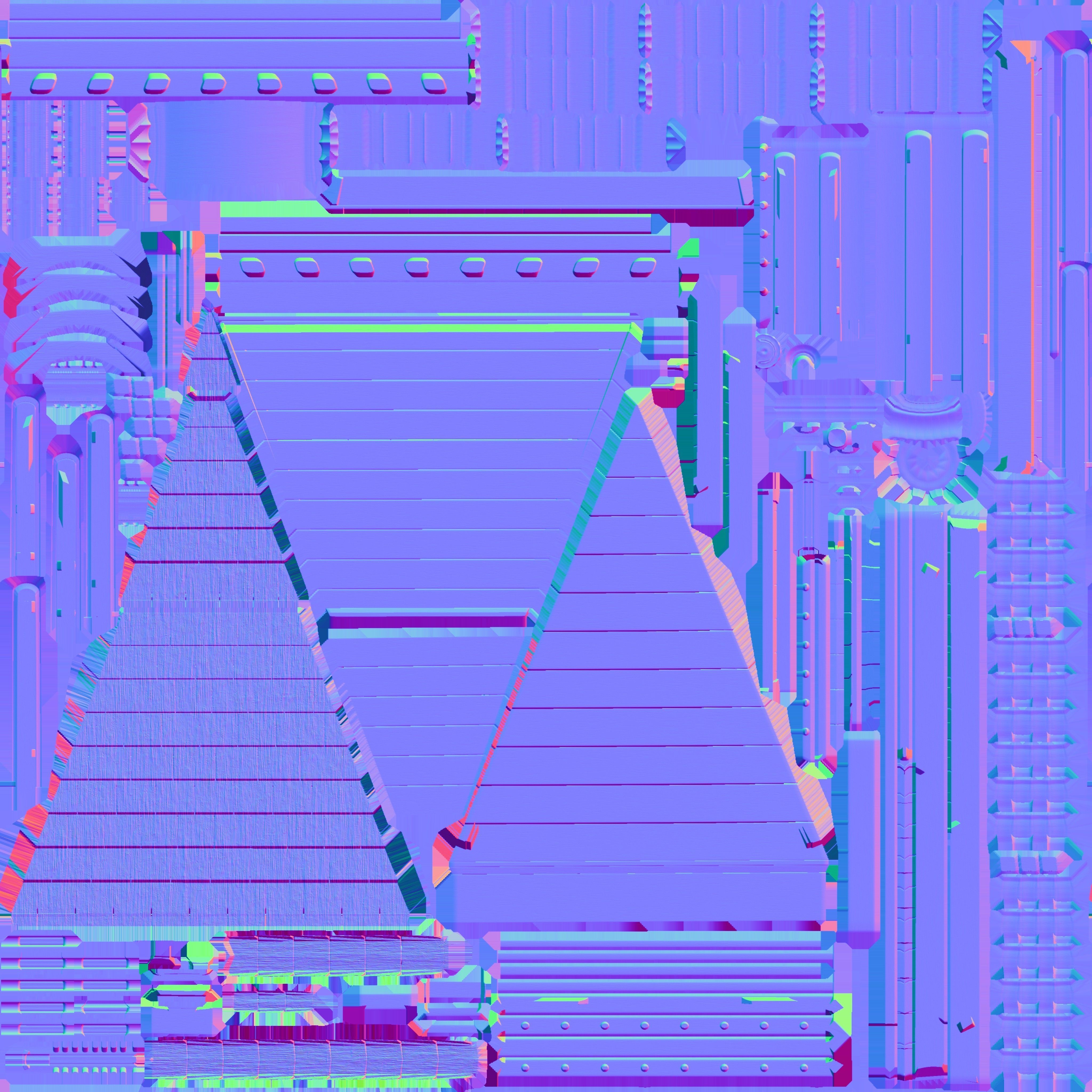 Garden Gazebo White Game Ready  Low-poly 3D model_12