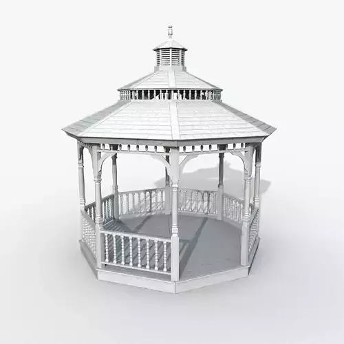 Garden Gazebo White Game Ready 