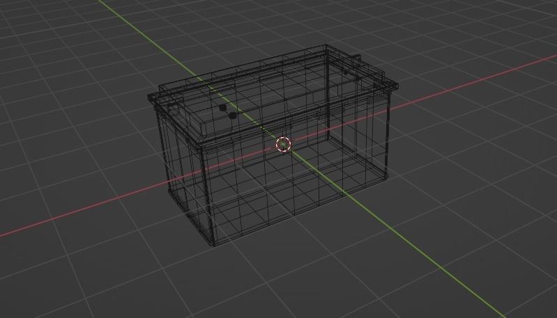 Car Battery Free low-poly 3D model_6