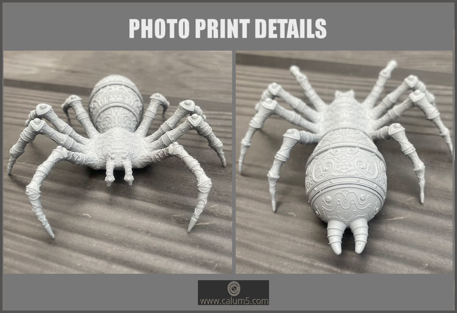 Tikarantula  spider  3D print model_5