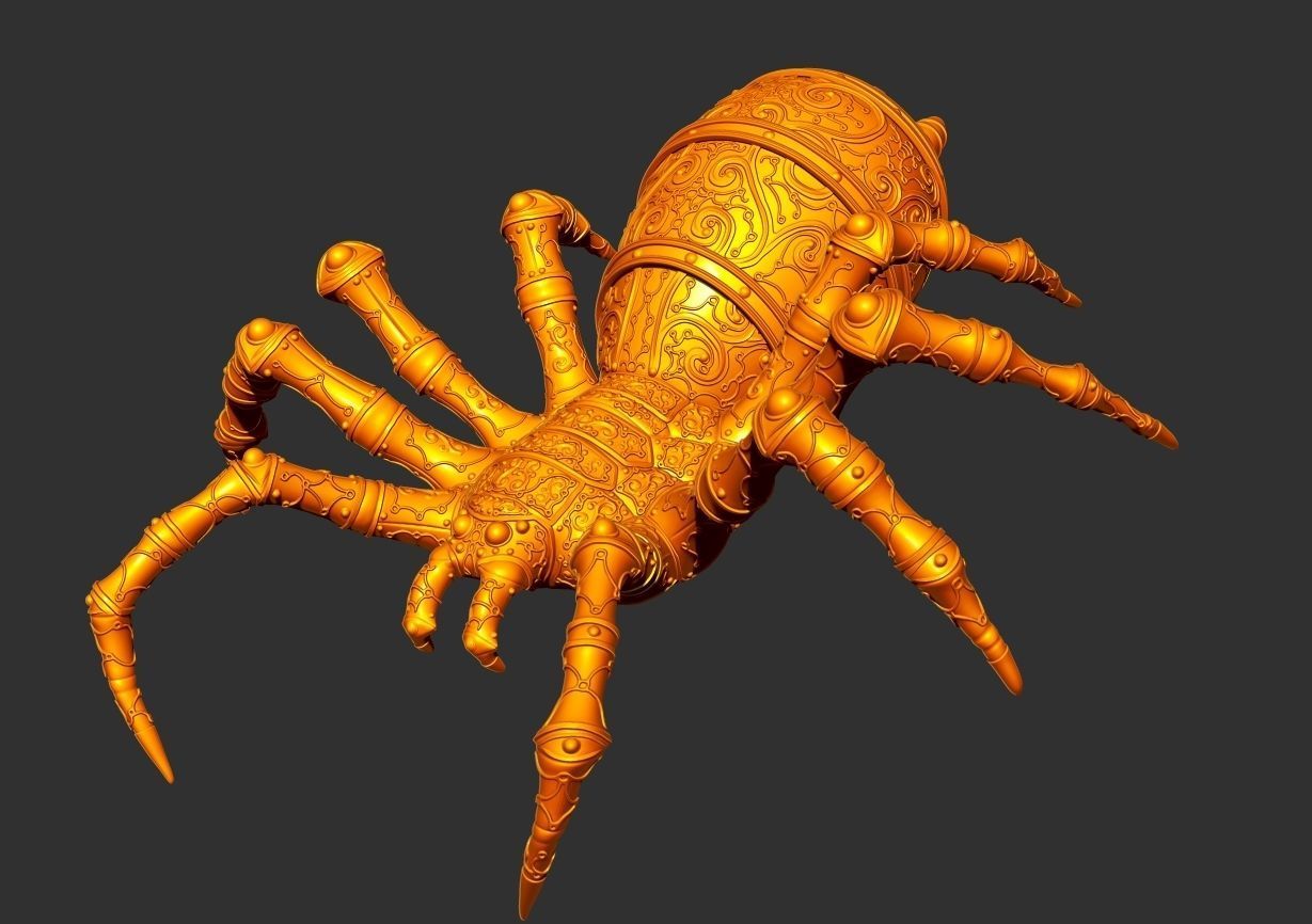 Tikarantula  spider  3D print model_11