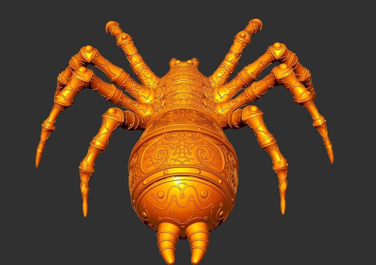 Tikarantula  spider  3D print model_13