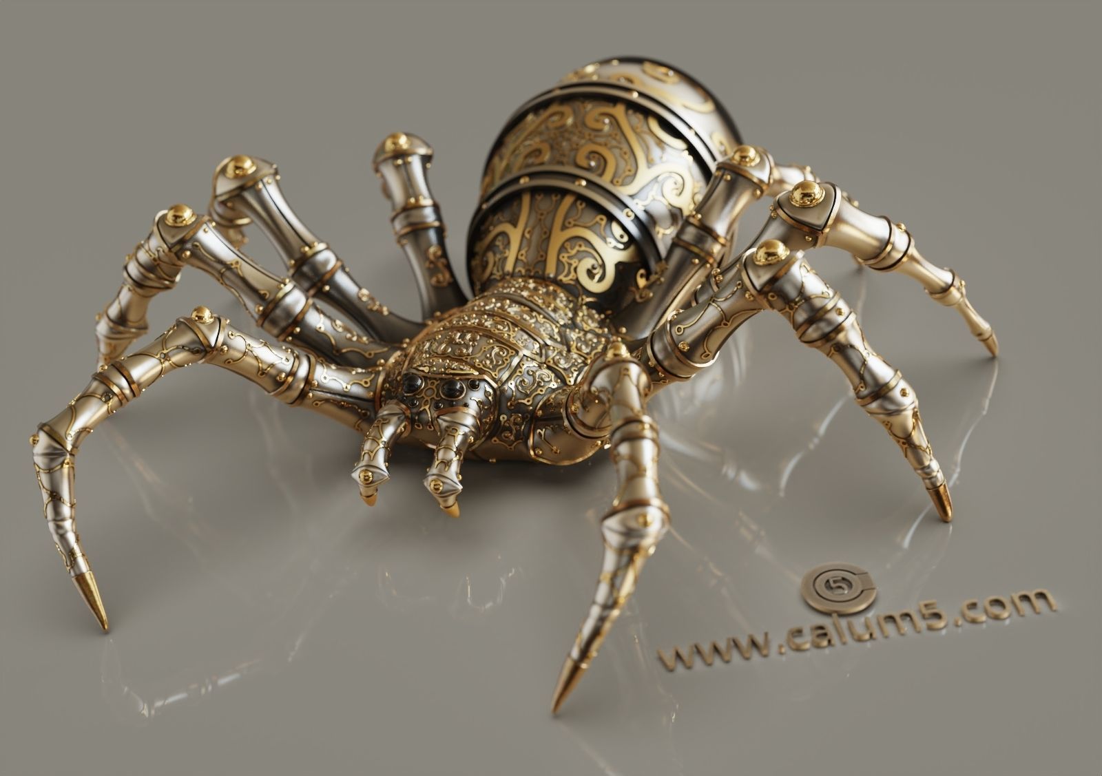 Tikarantula  spider  3D print model_22