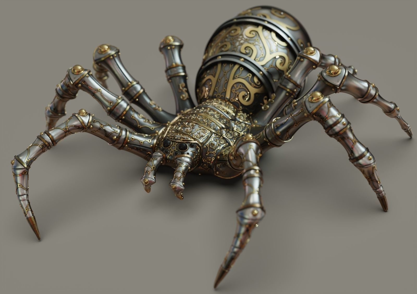 Tikarantula  spider  3D print model_9