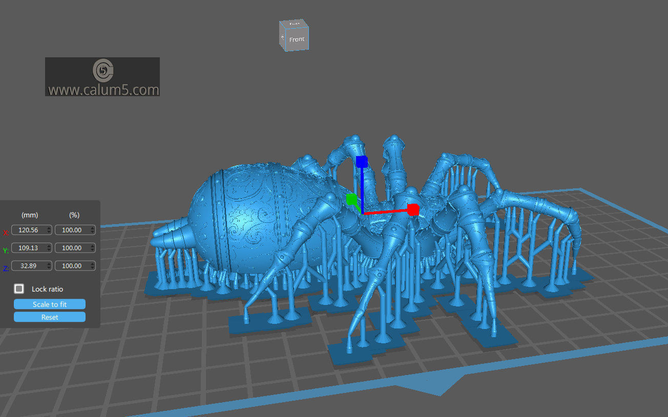 Tikarantula  spider  3D print model_7