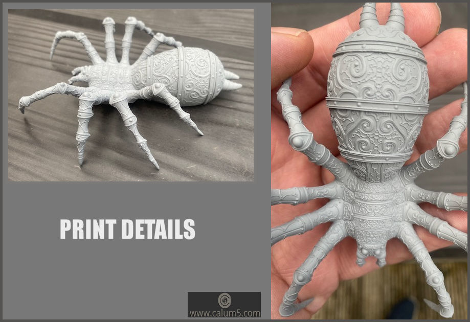 Tikarantula  spider  3D print model_4