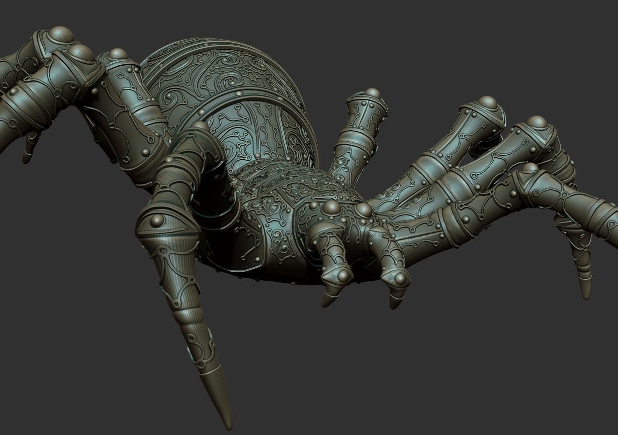 Tikarantula  spider  3D print model_16