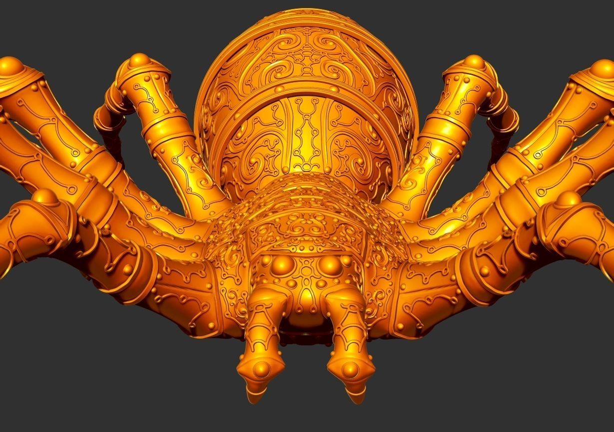 Tikarantula  spider  3D print model_14