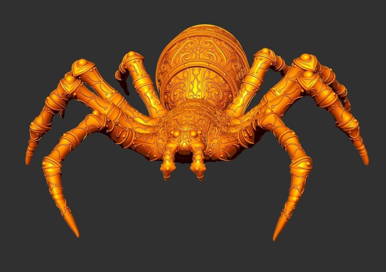 Tikarantula  spider  3D print model_10