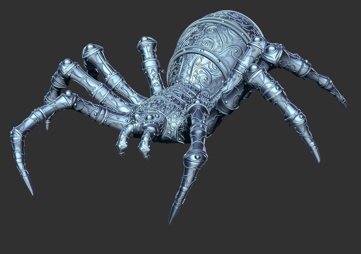 Tikarantula  spider  3D print model_19