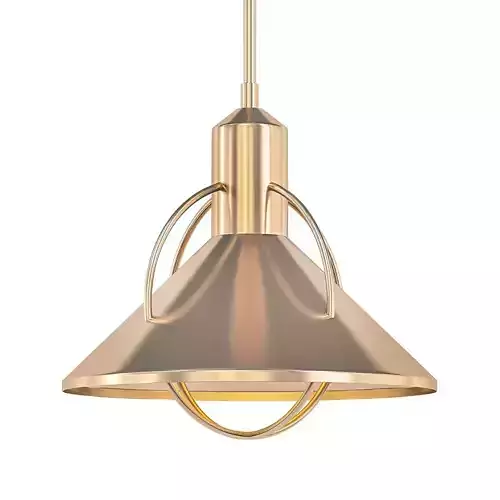 Allison pendant light with gold finish