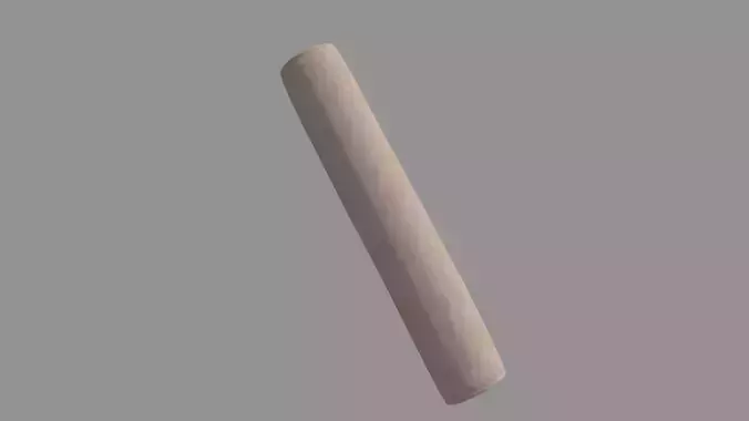 Neck Roll Pillow 3D model