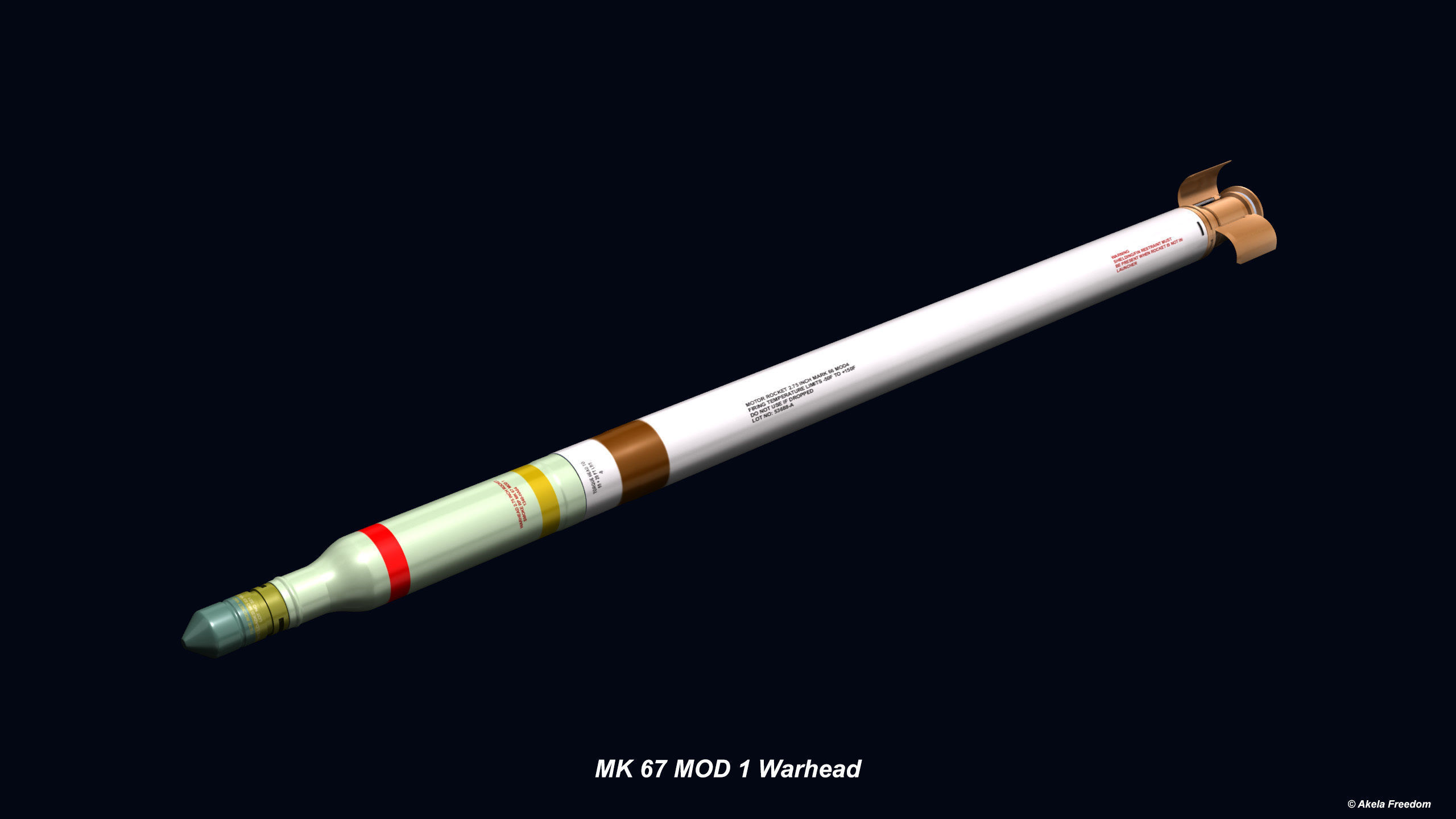 Hydra 70 Rocket v2 3D model_17
