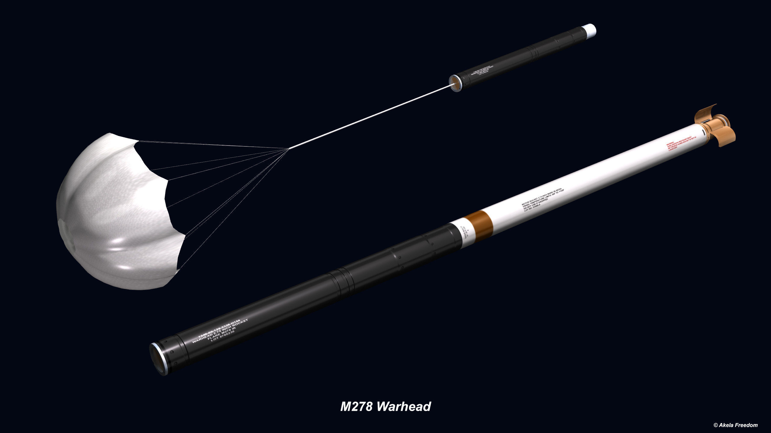 Hydra 70 Rocket v2 3D model_14