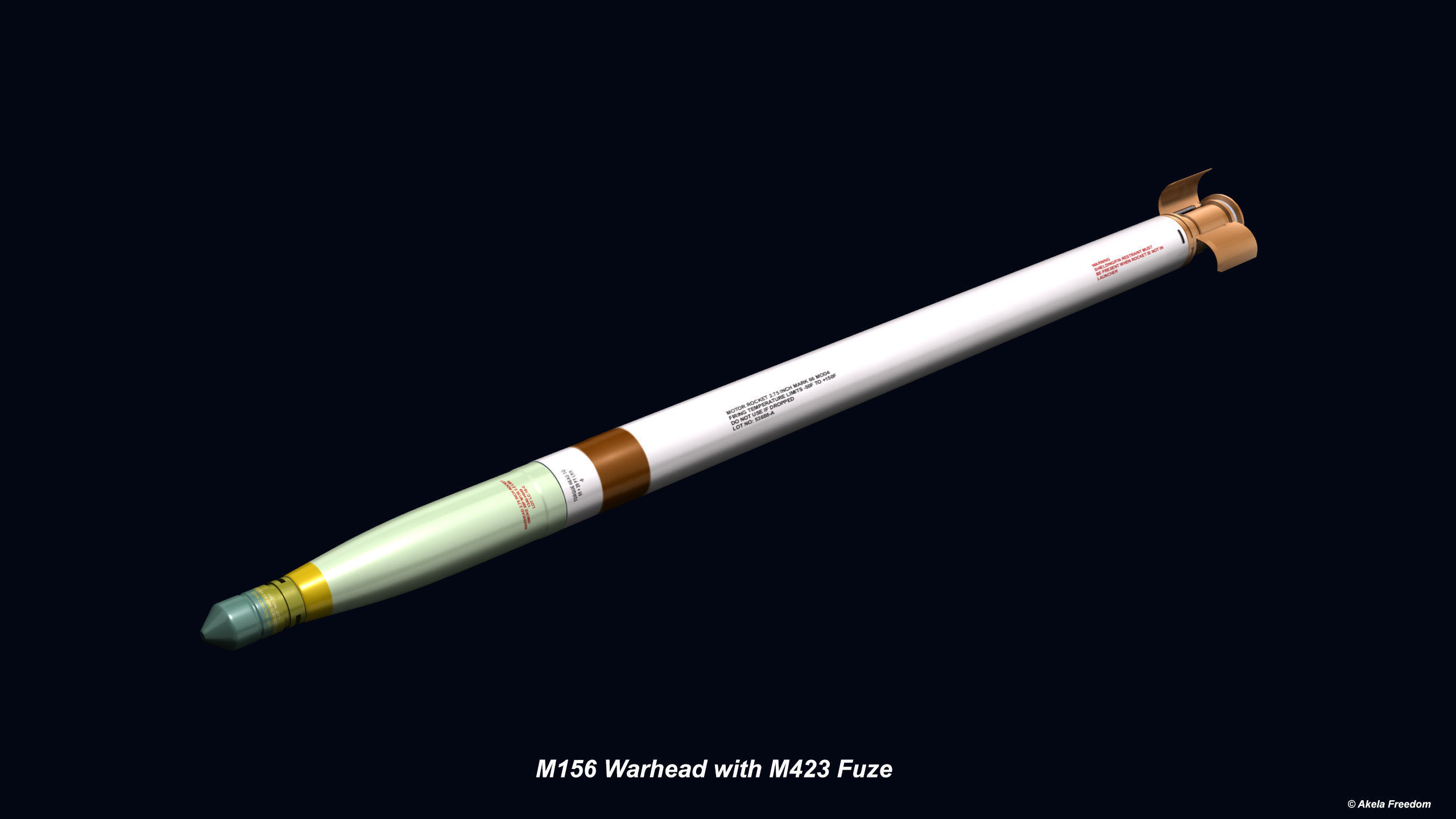 Hydra 70 Rocket v2 3D model_3