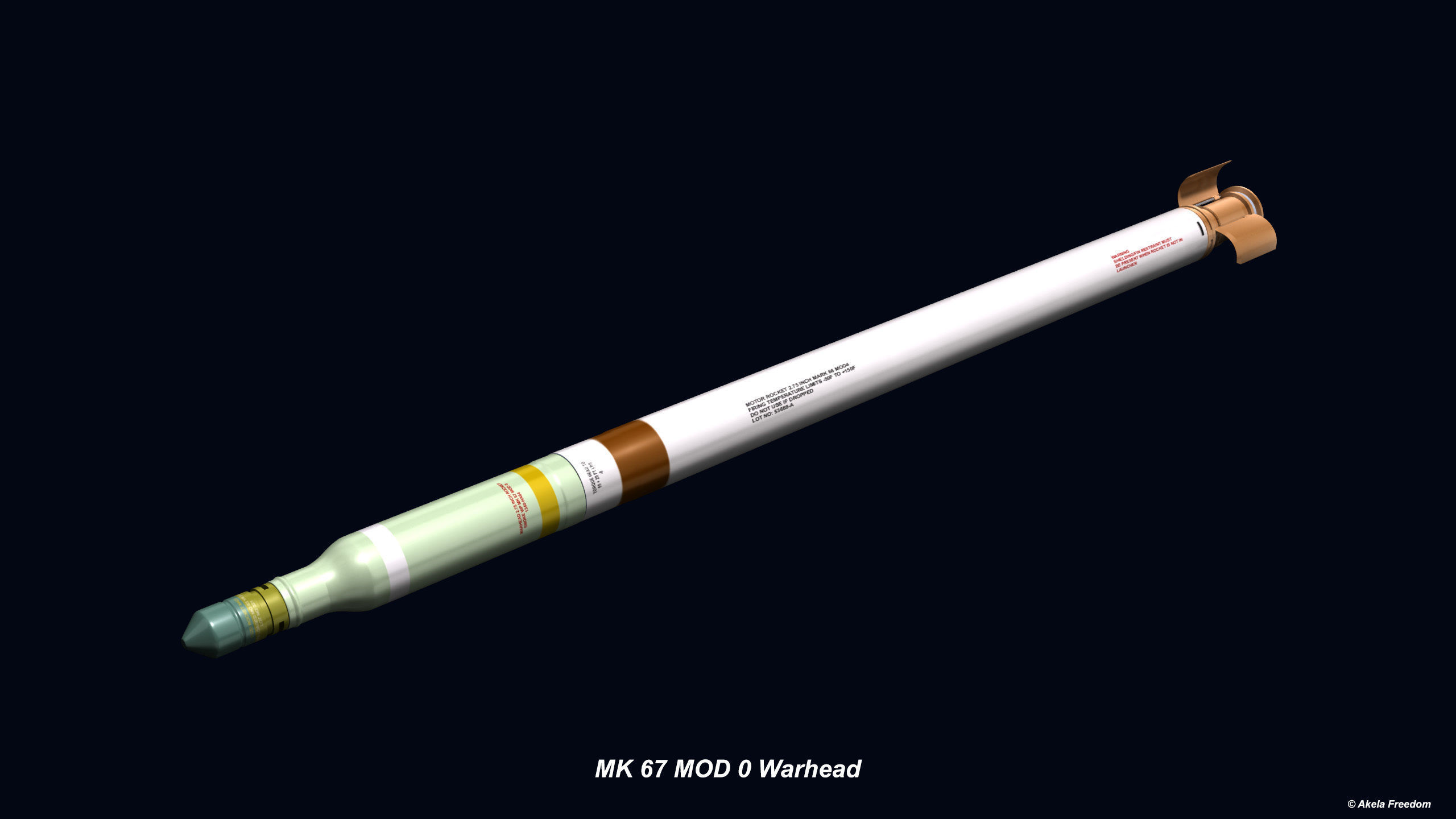 Hydra 70 Rocket v2 3D model_16