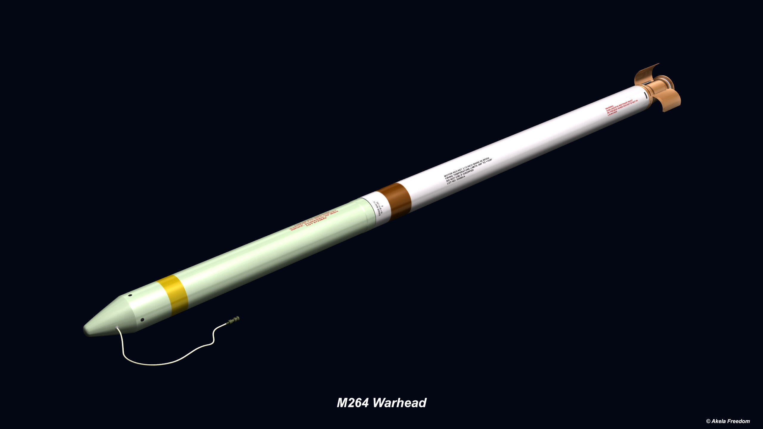 Hydra 70 Rocket v2 3D model_11
