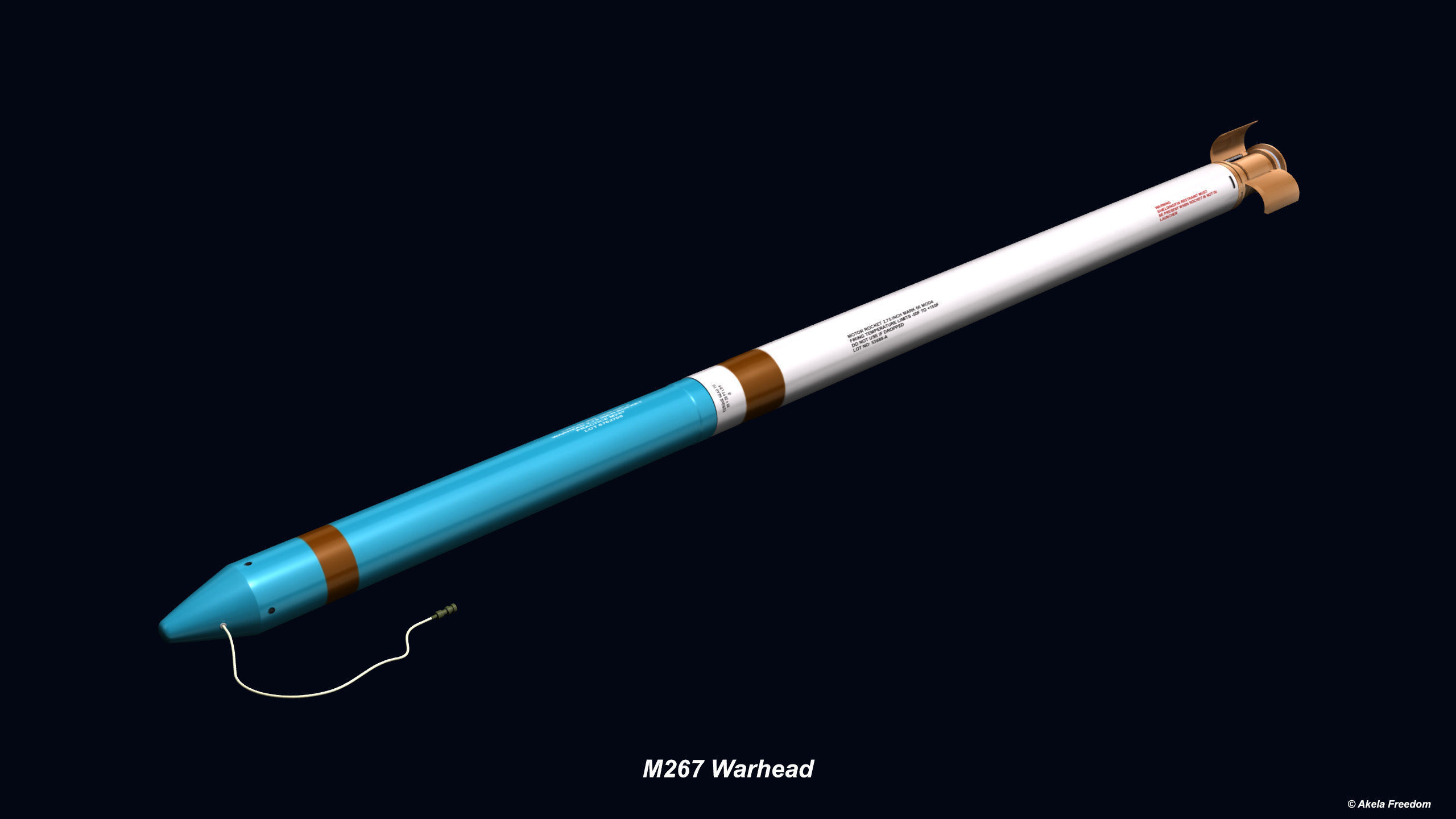 Hydra 70 Rocket v2 3D model_12