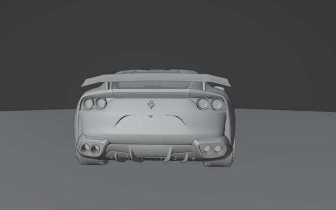 Ferrari 812 Superfast Customised  3D model_7
