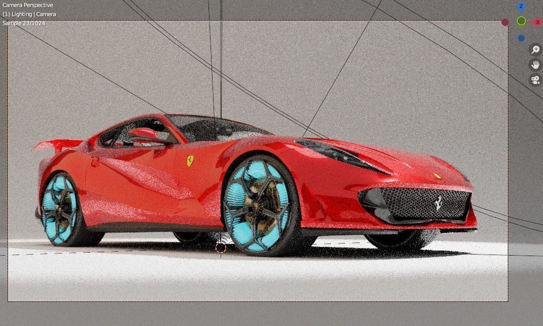 Ferrari 812 Superfast Customised  3D model_3