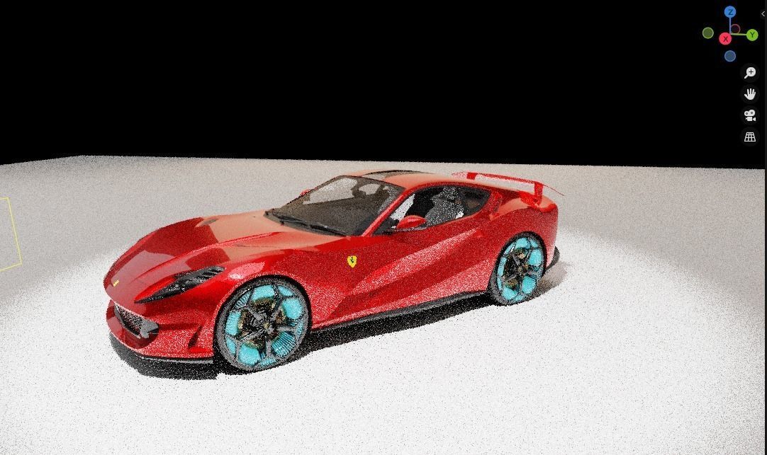 Ferrari 812 Superfast Customised  3D model_4