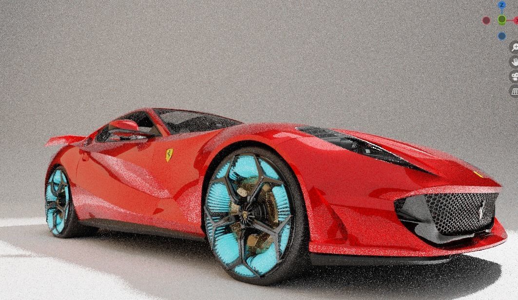 Ferrari 812 Superfast Customised  3D model_5
