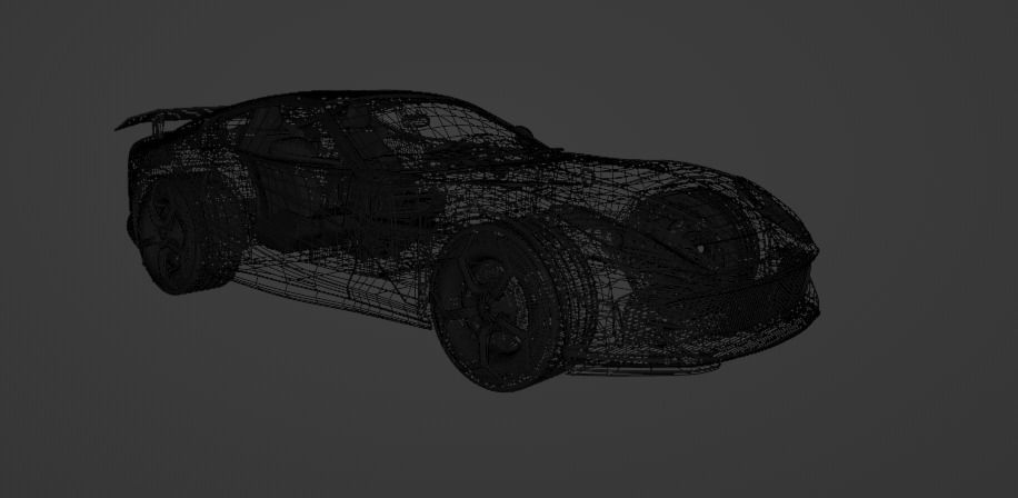 Ferrari 812 Superfast Customised  3D model_9