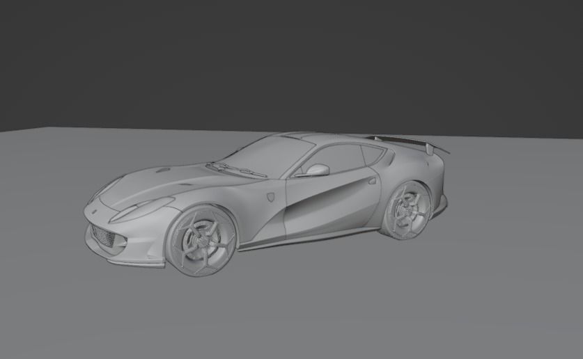 Ferrari 812 Superfast Customised  3D model_8