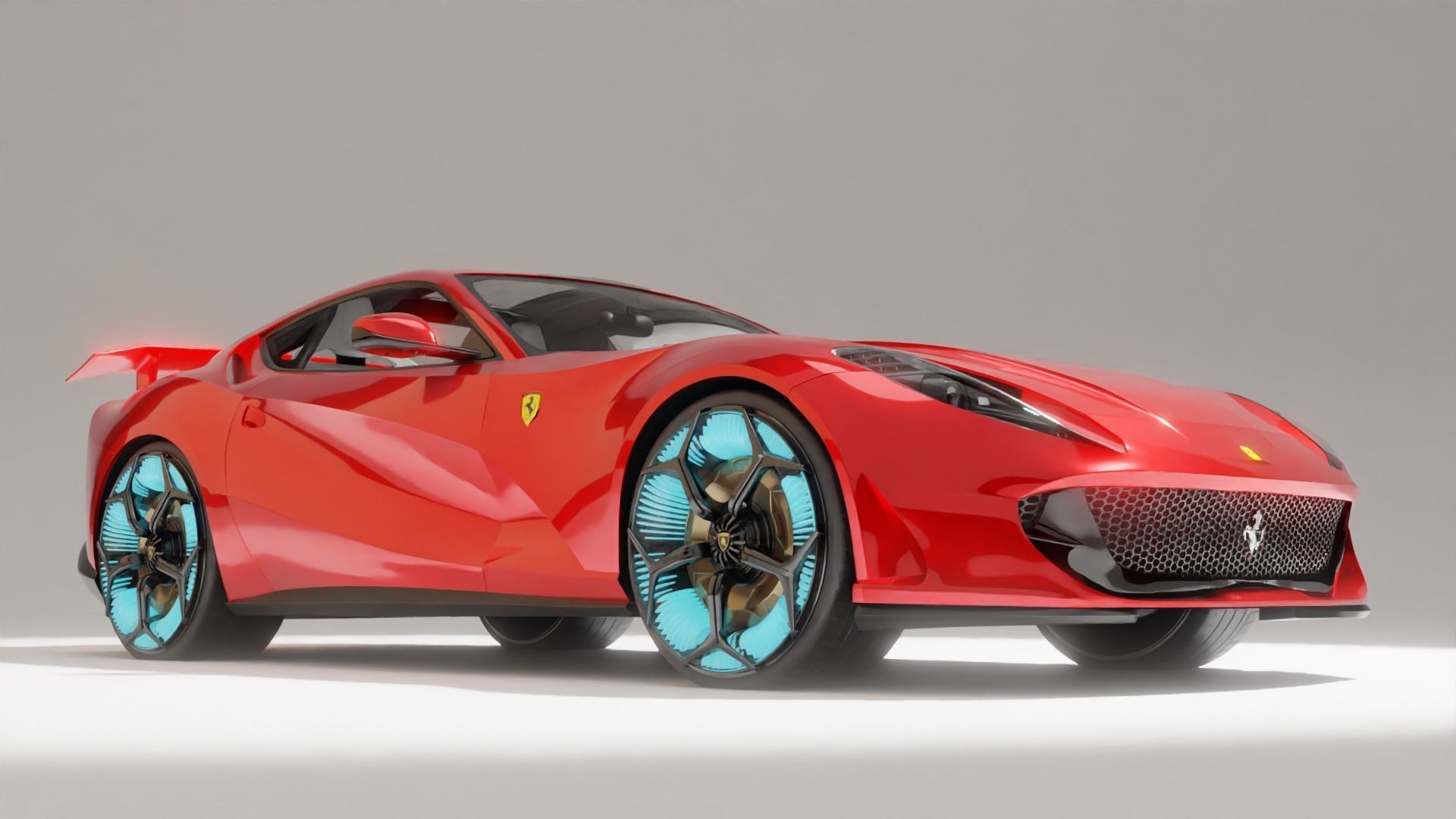 Ferrari 812 Superfast Customised  3D model_2