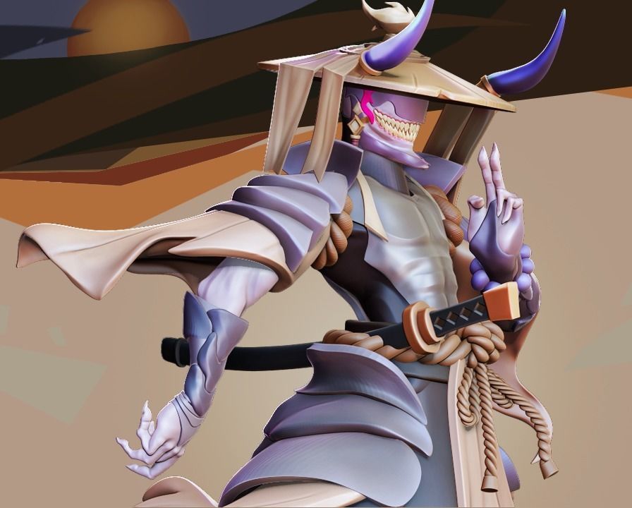 Ninja Ronin  3D print model_1