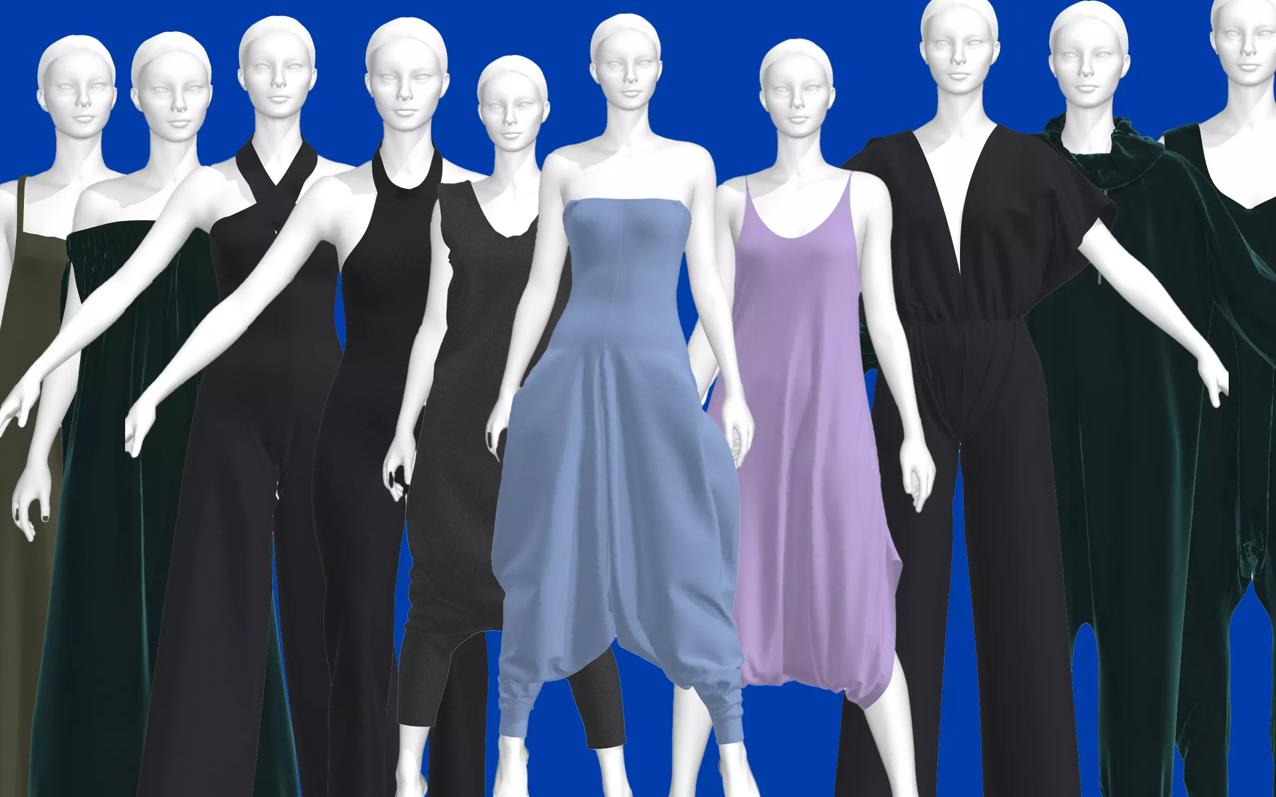 Dress Outfits MD CLO 3D zprj project files 3D model 3D Model Collection_0