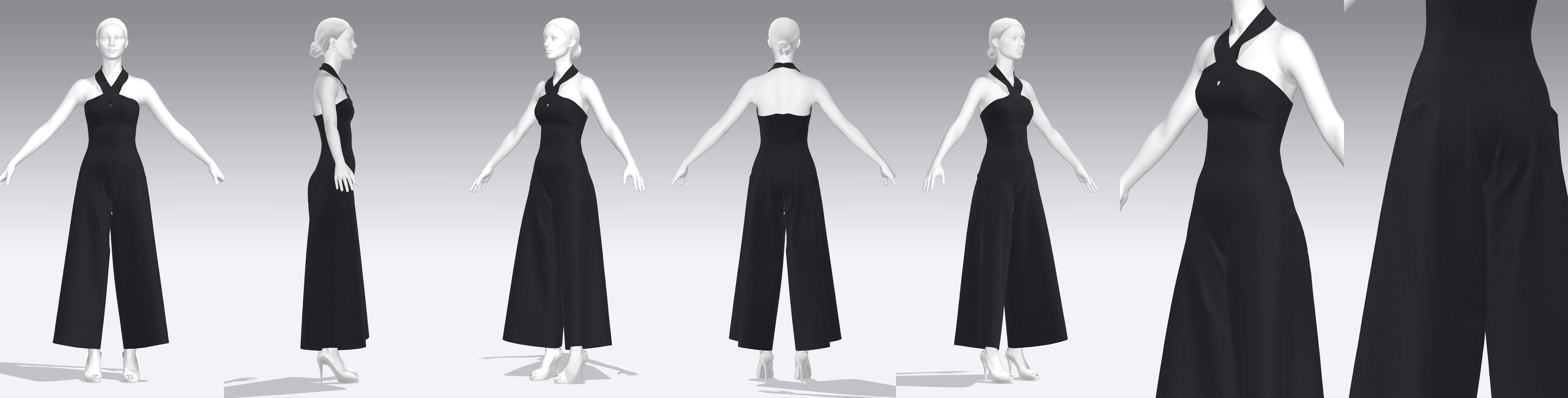 Dress Outfits MD CLO 3D zprj project files 3D model 3D Model Collection_46