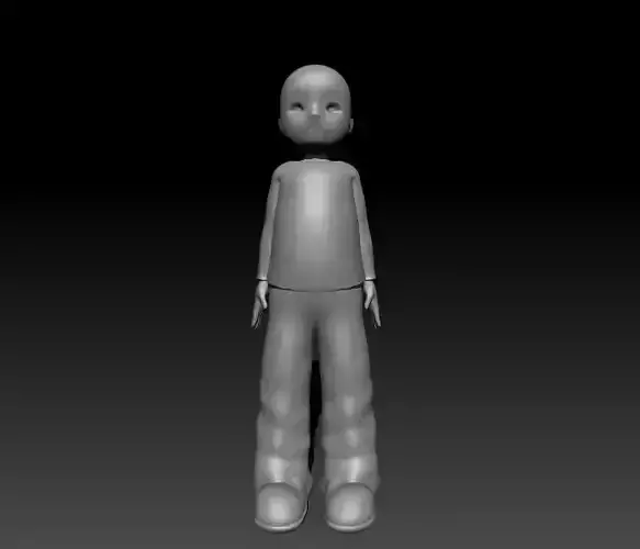 cartoon figure for client hiphop 3D print model