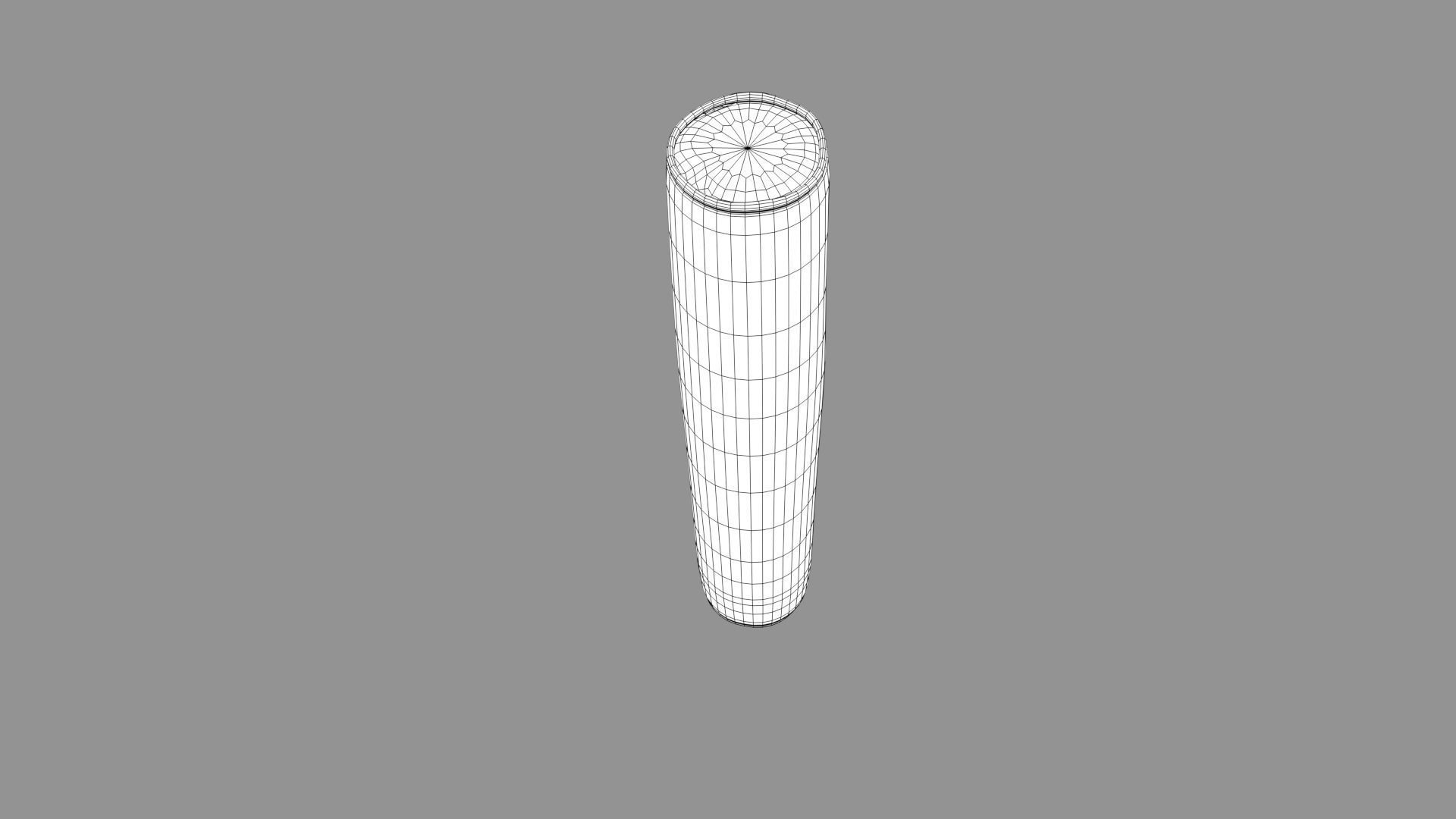 Neck Roll Pillow 3D model_3