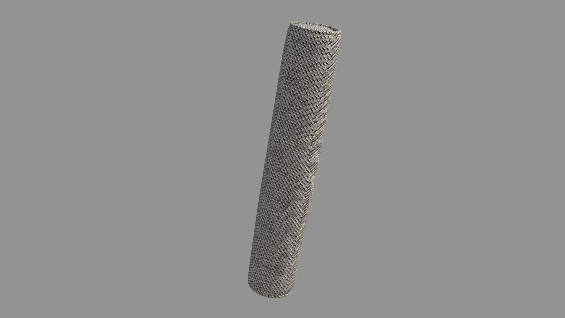 Neck Roll Pillow 3D model_6