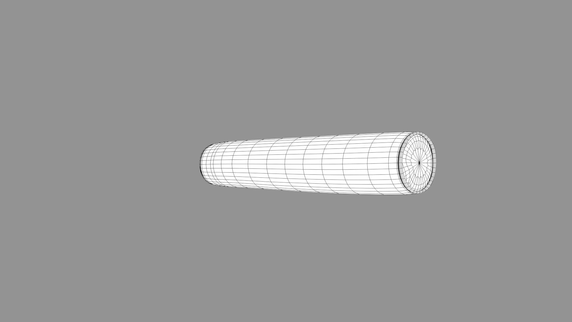 Neck Roll Pillow 3D model_1