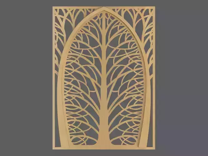3d tree gate door 3d printer cnc