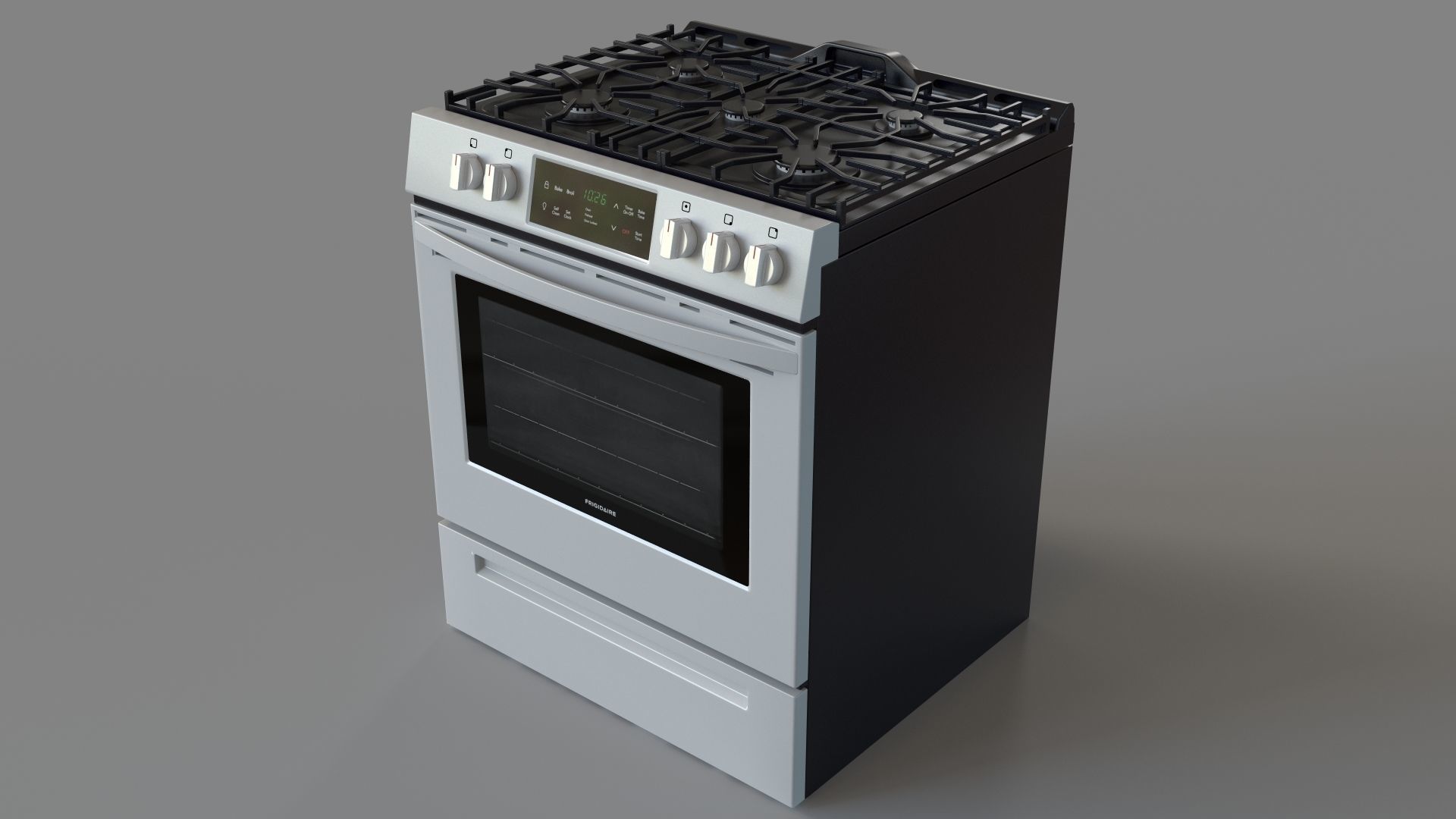 Frigidaire 30 Front Control Freestanding Gas Range 3D model CGTrader
