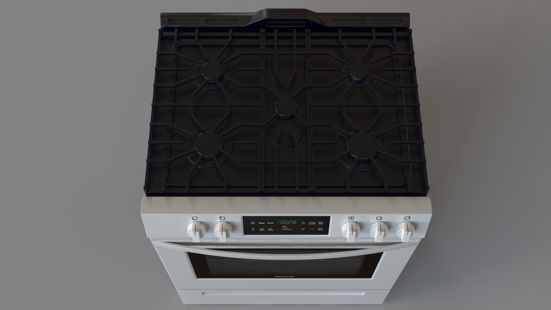 Frigidaire 30 Front Control Freestanding Gas Range 3D model_3