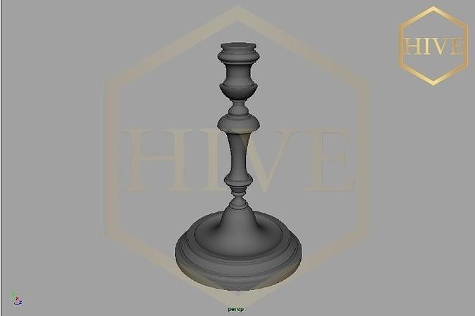 3d model decore candle stick stl 3D model