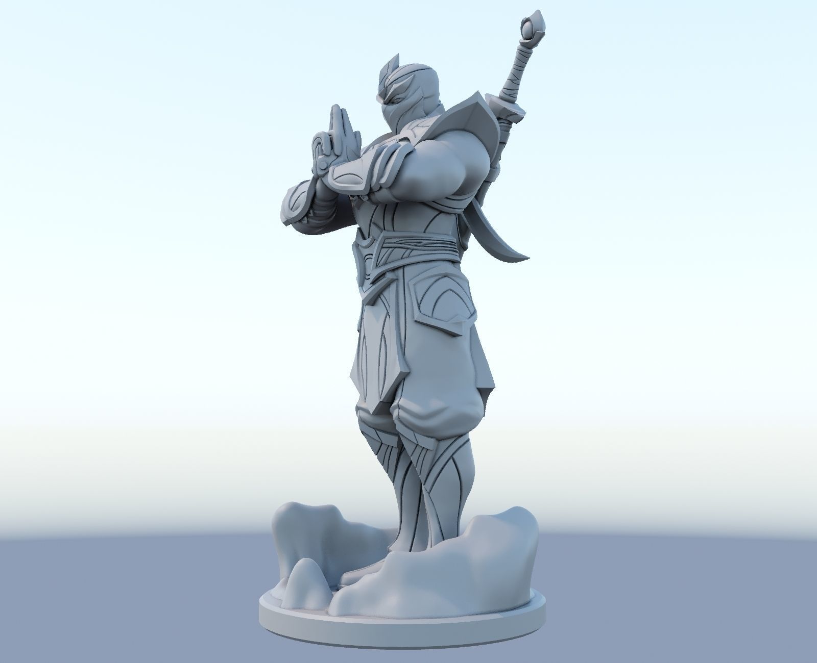 shen league of legends 3d print model 3D print model_5