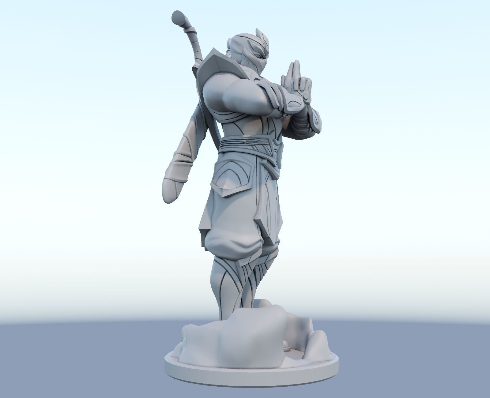 shen league of legends 3d print model 3D print model_8