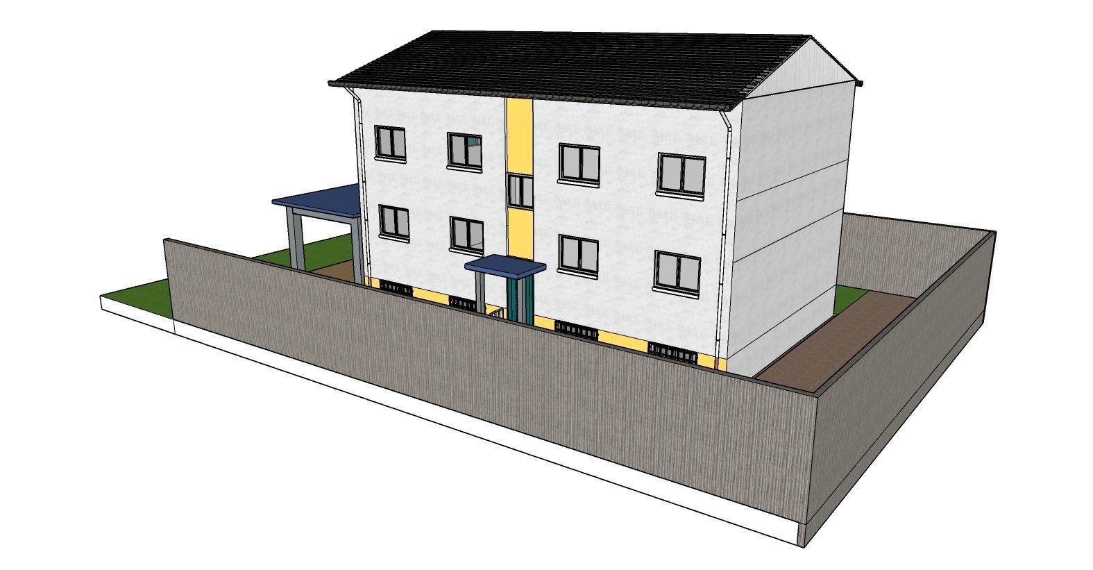 Old House 3D model_3