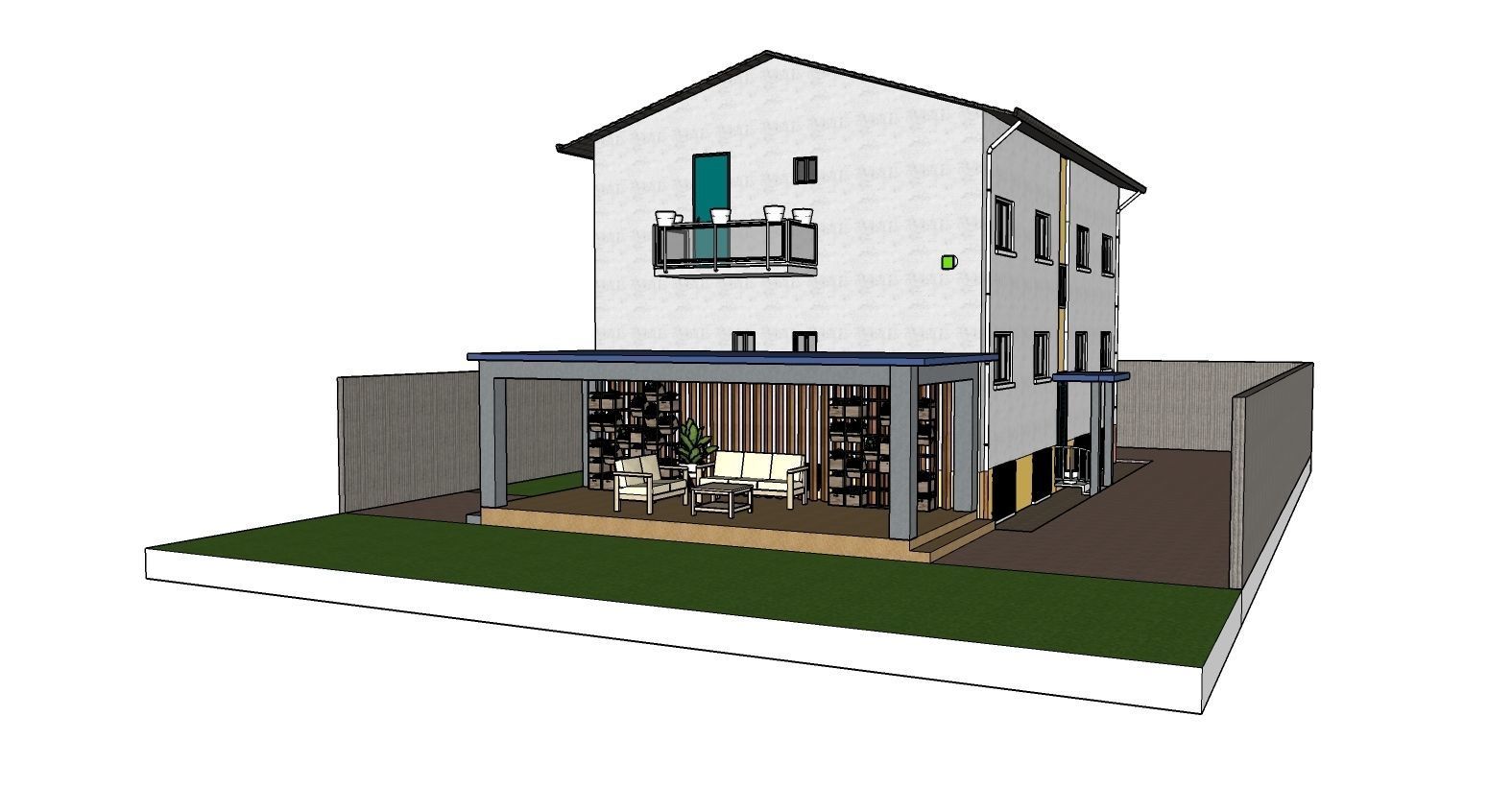 Old House 3D model_4