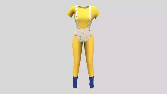 70s Aerobics Legwarmers And Leotard V3