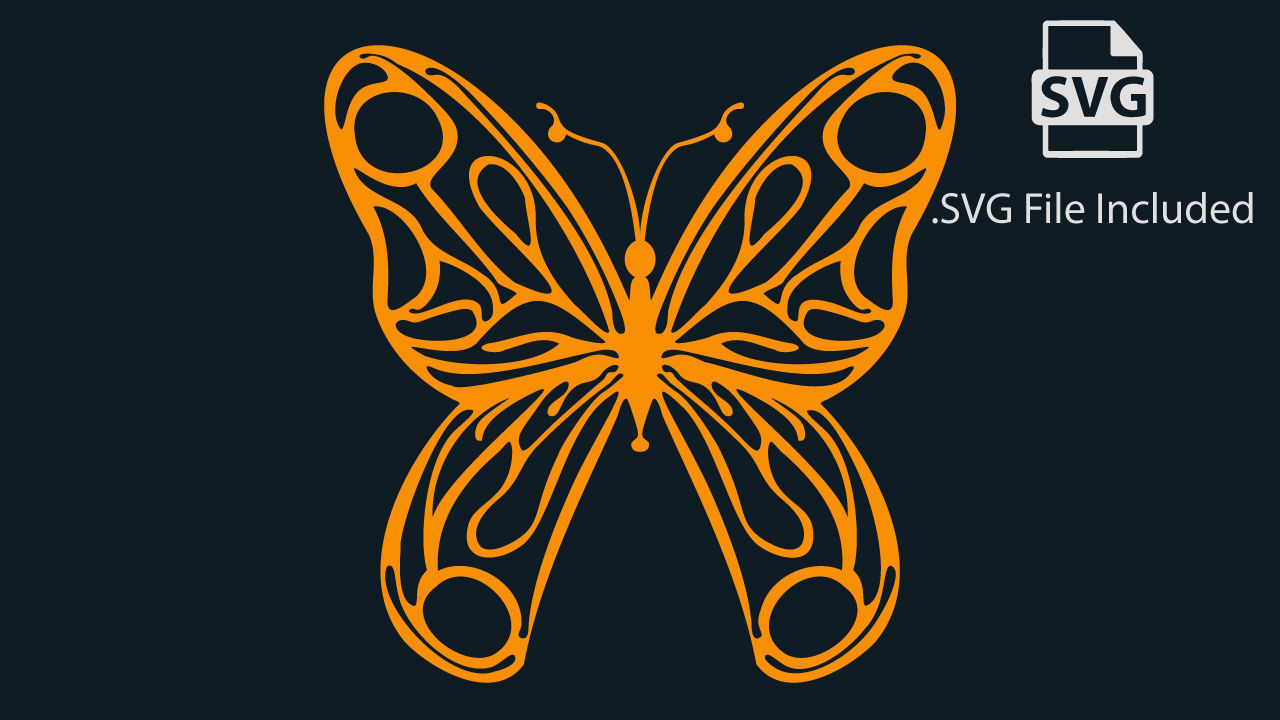 Butterfly Stylized Pendant Amulet Necklace Design 3D print model_2