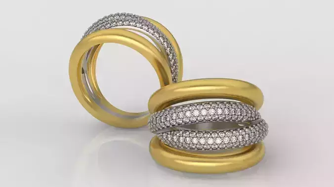 Grisogono Ring 3D print model C26