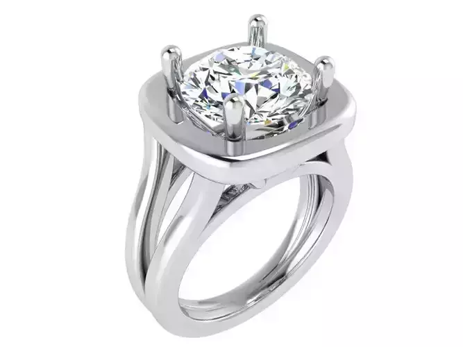  Orthogonal  diamond ring 3080 3D print model