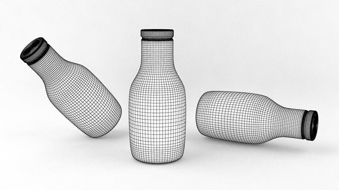 Drink Bottle 3D model 7